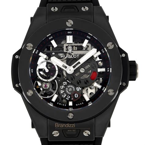 hublot meca 10 black magic preowned|big bang meca 10.